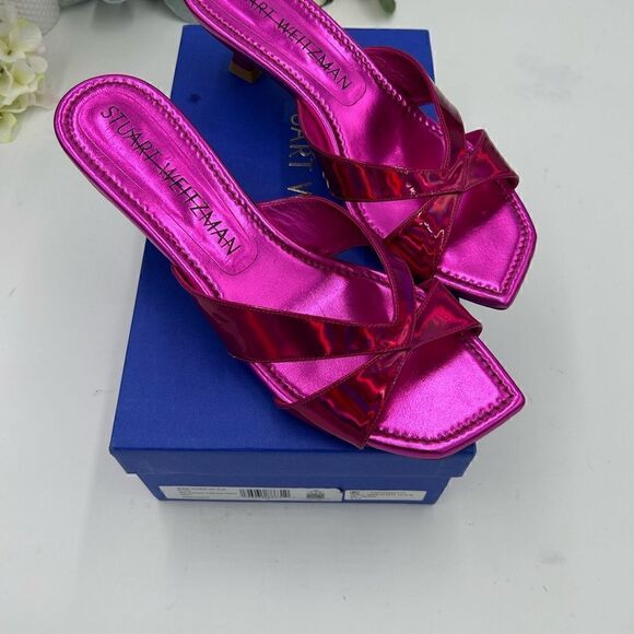Women’s Stuart Weitzman sandals, size 9.5. Made in Spain. - Picture 3 of 10
